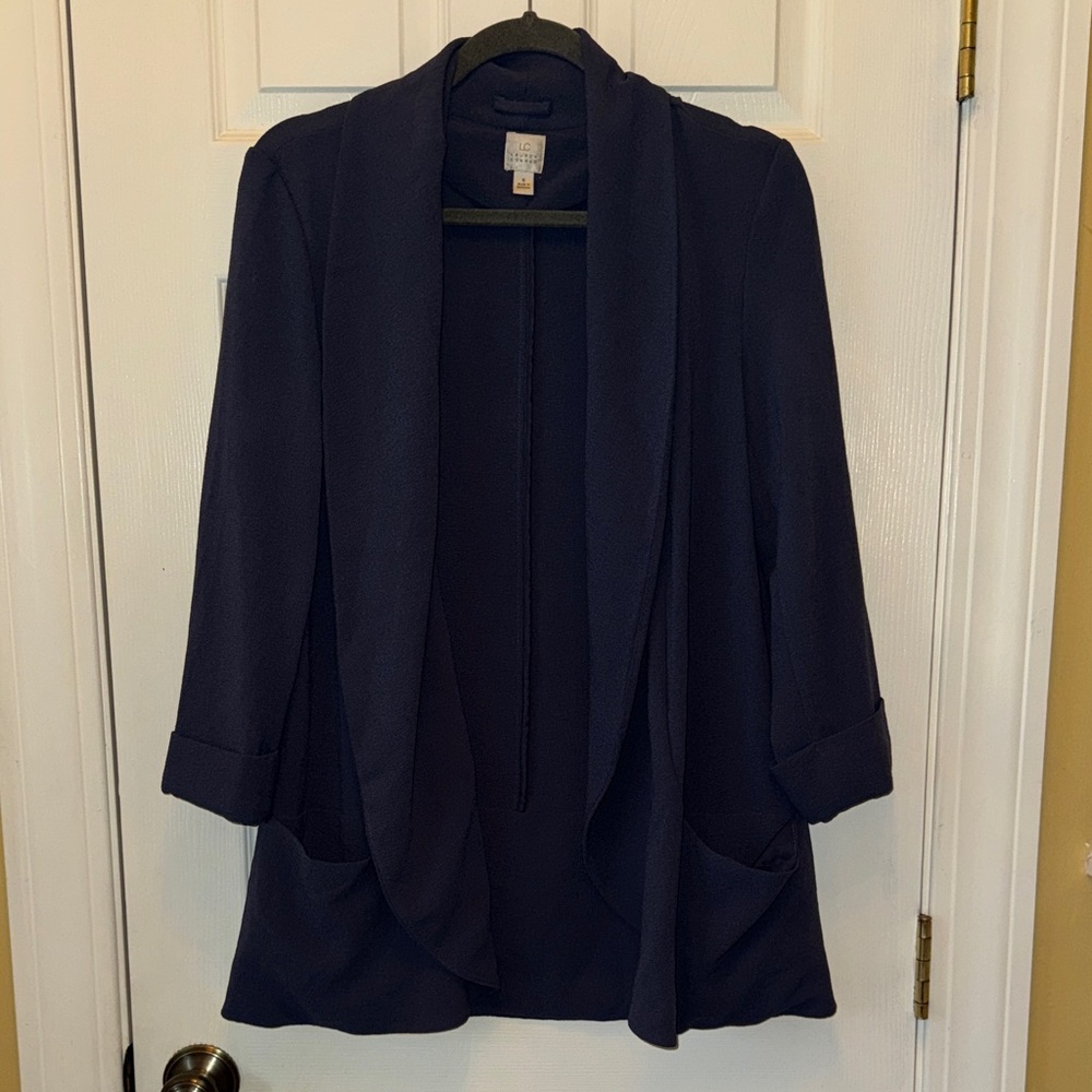 LC Lauren Conrad Blue Women's Blazer
